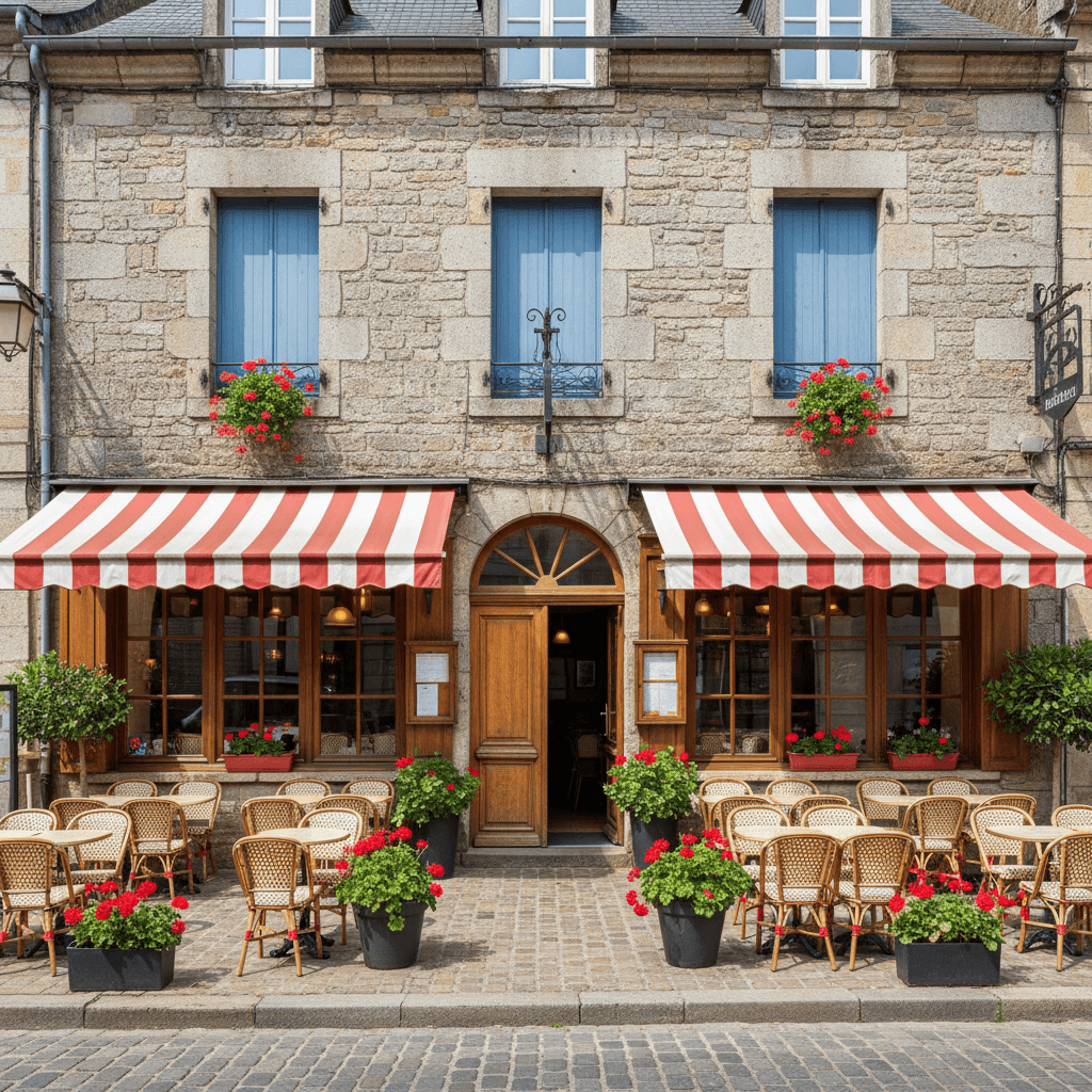 Restaurant 650m² à Dinan : terrasse - licence IV - Image 1