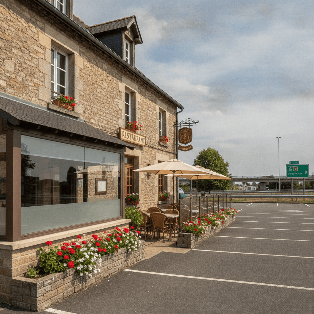 Restaurant 200m² à Caen : terrasse - licence IV