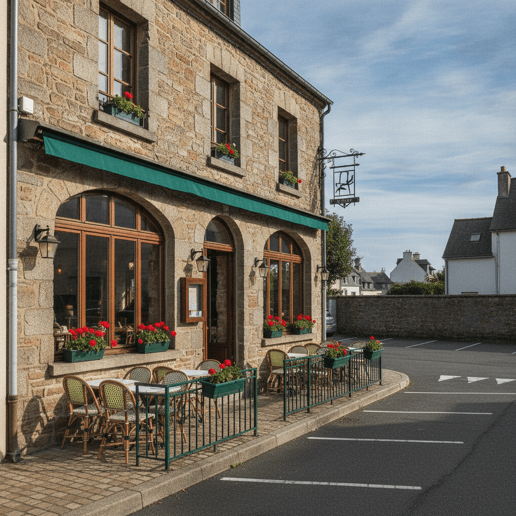 Restaurant 90m² à Vannes : terrasse - licence IV