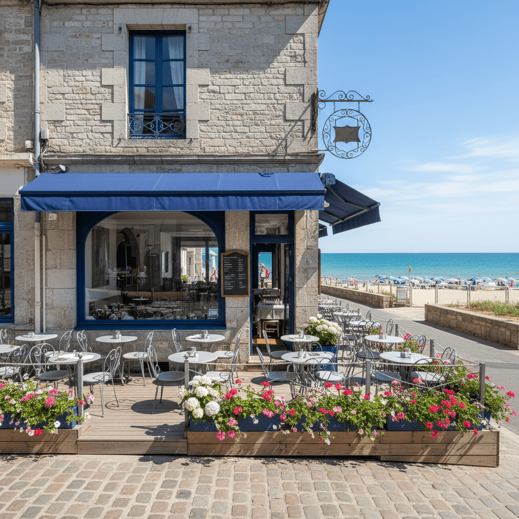 Restaurant : terrasse - licence IV - Image 1