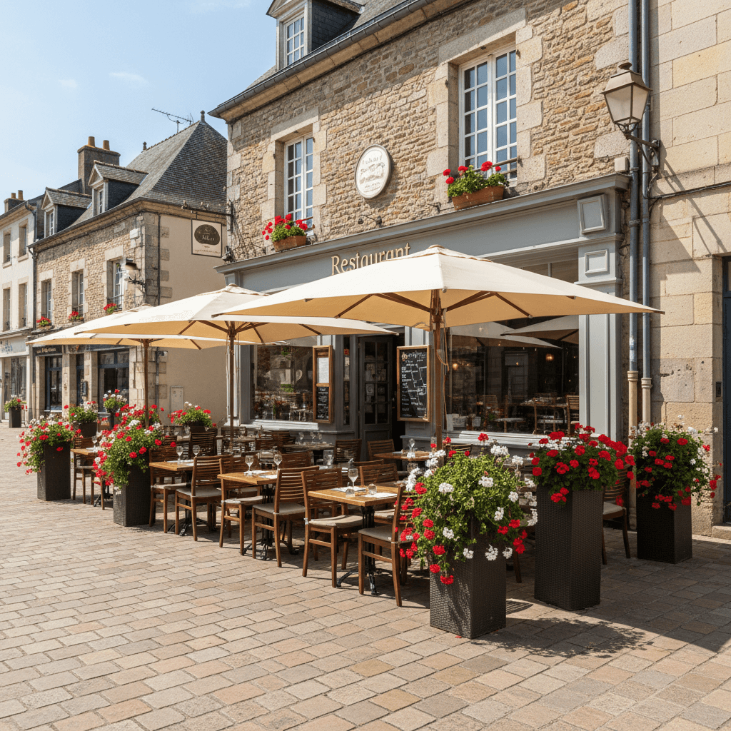 Restaurant 200m² à Montaigu-Vendée : terrasse - licence IV