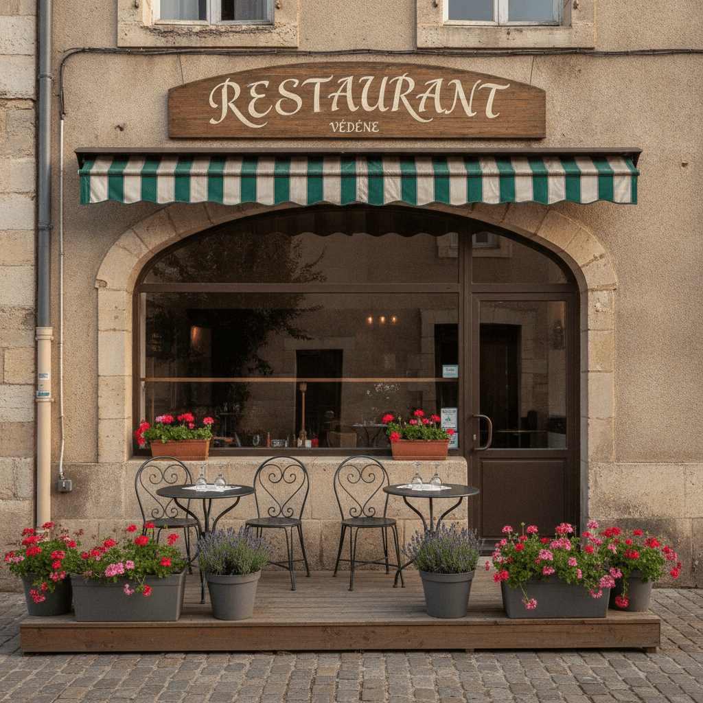 Restaurant 1500m² à Vedène : terrasse - licence IV - Image 1