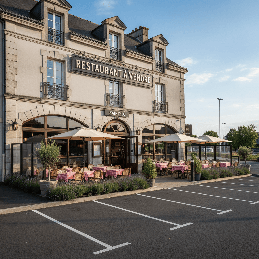 Restaurant 400m² à Saint-Lô : terrasse - licence IV - Image 1