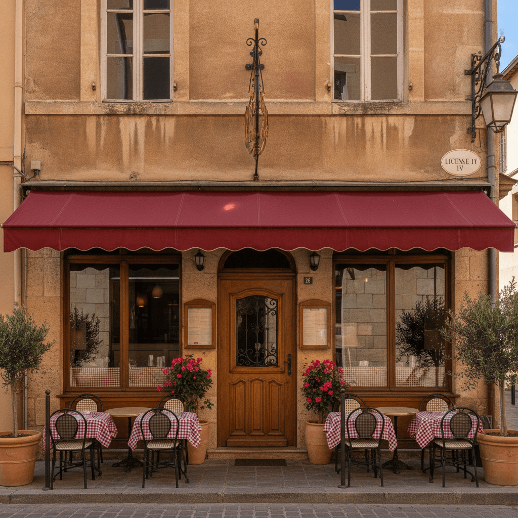 Restaurant à Perpignan : terrasse - licence IV