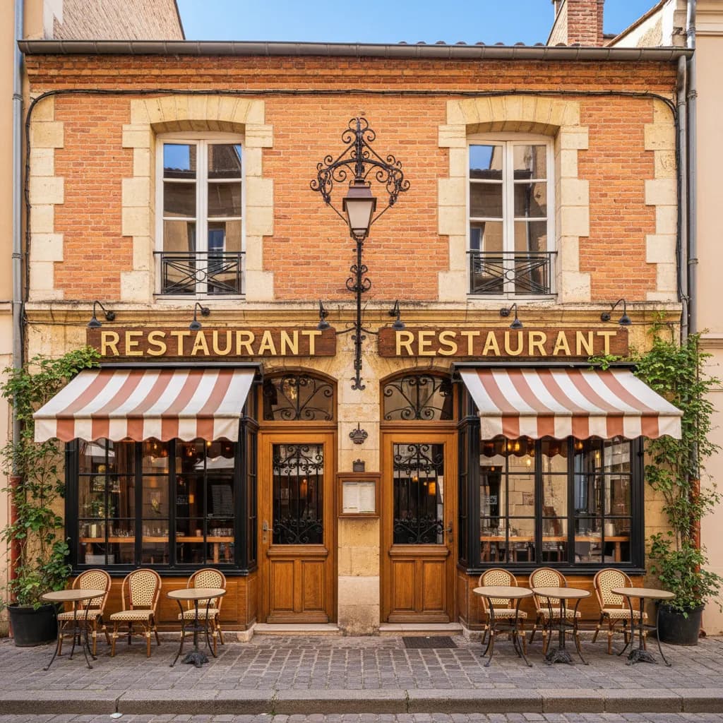 Restaurant 100m² à Toulouse : terrasse - extraction - Image 1