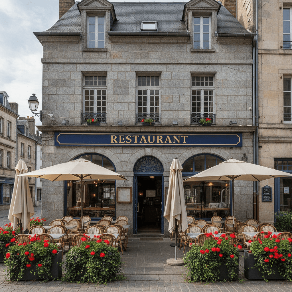 Restaurant 100m² à Saint-Dié-Des-Vosges : terrasse - extraction