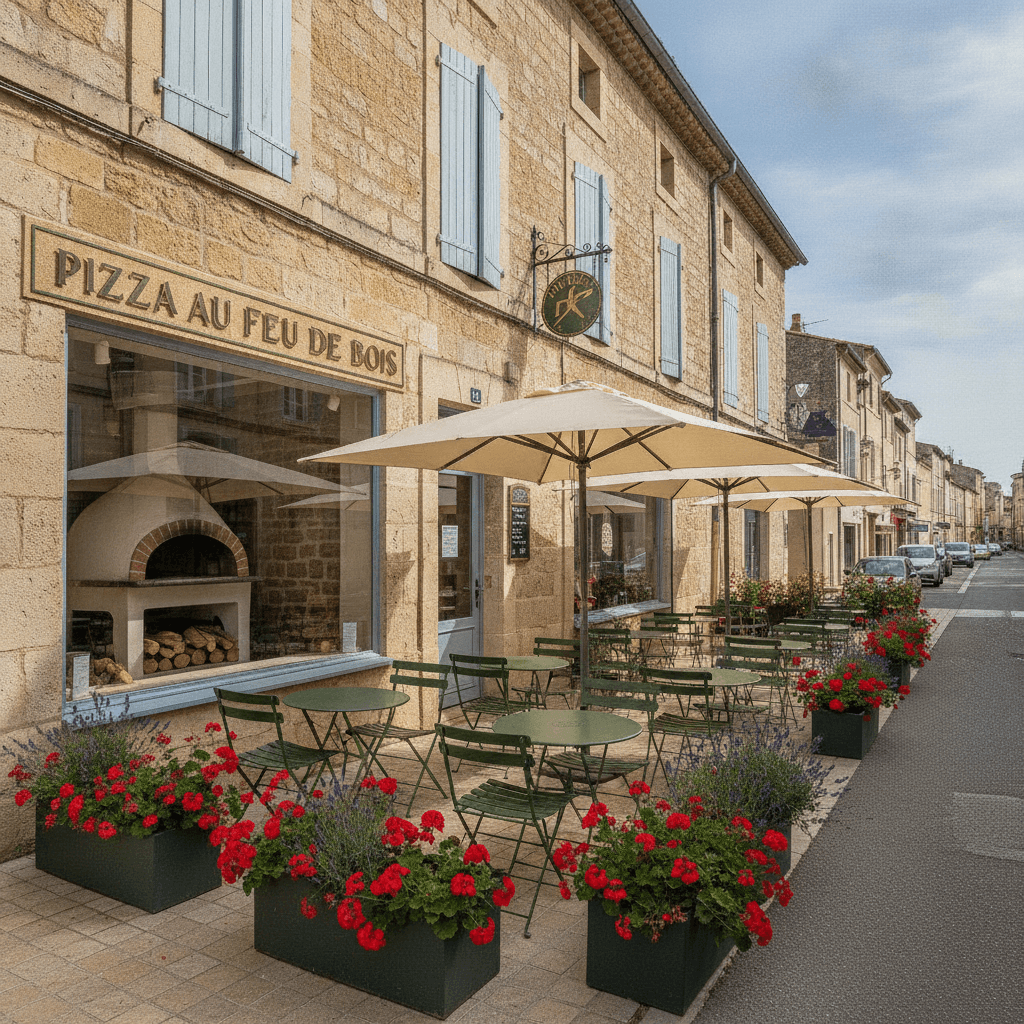 Fast-food 90m² à Pézenas : terrasse - licence IV