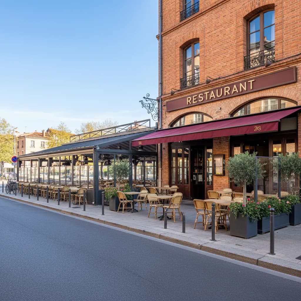 Restaurant 246m² à Toulouse : terrasse - licence IV - Image 1