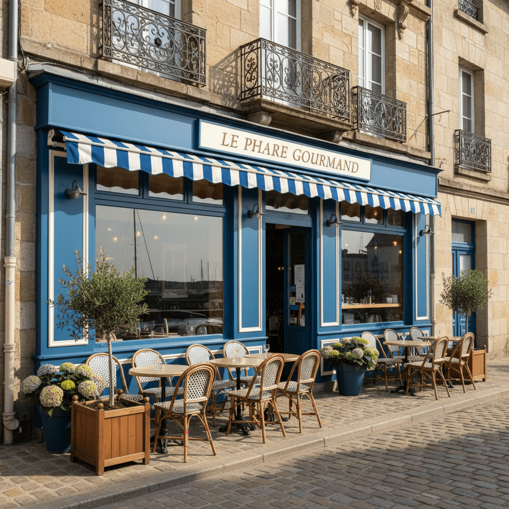 Restaurant à Cherbourg-En-Cotentin : terrasse - licence IV - Image 1
