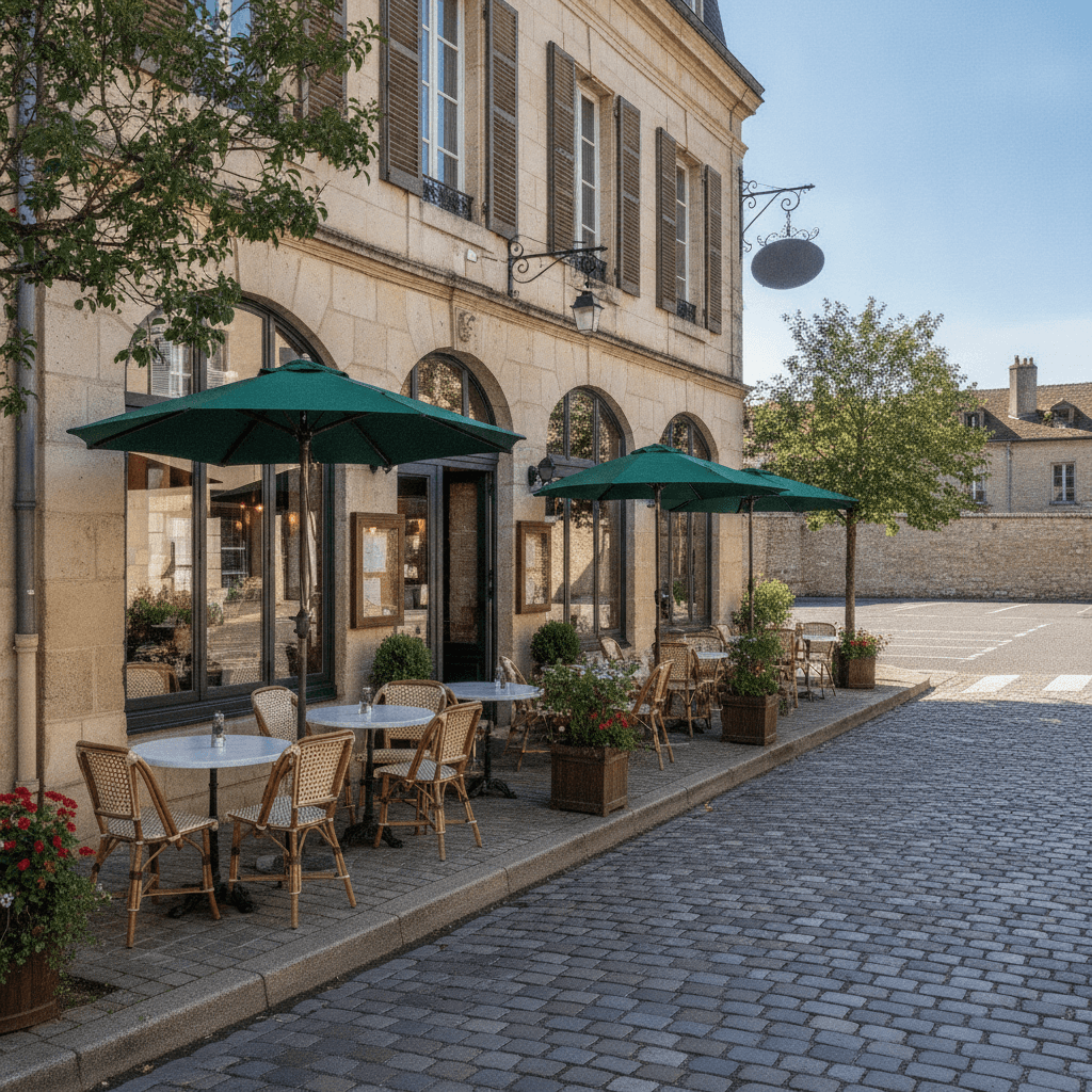 Restaurant 650m² à Troyes : terrasse - licence IV