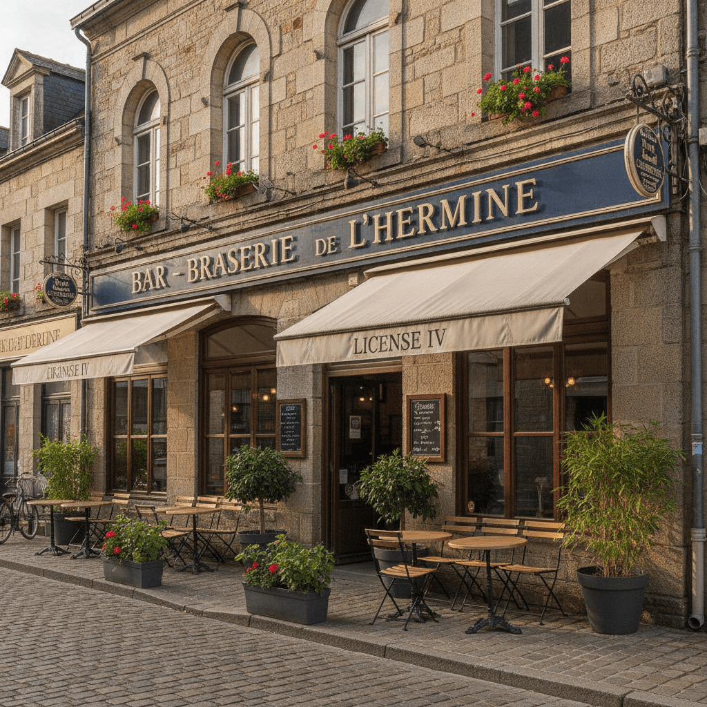 Bar-brasserie 510m² à Saint-Jean-D'Hermine : terrasse - licence IV