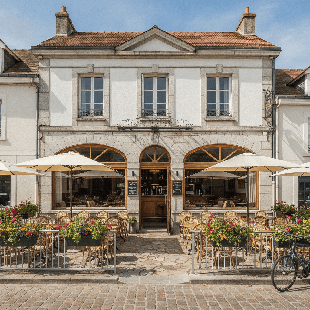 Bar-brasserie 68m² à Seignosse : terrasse - licence IV