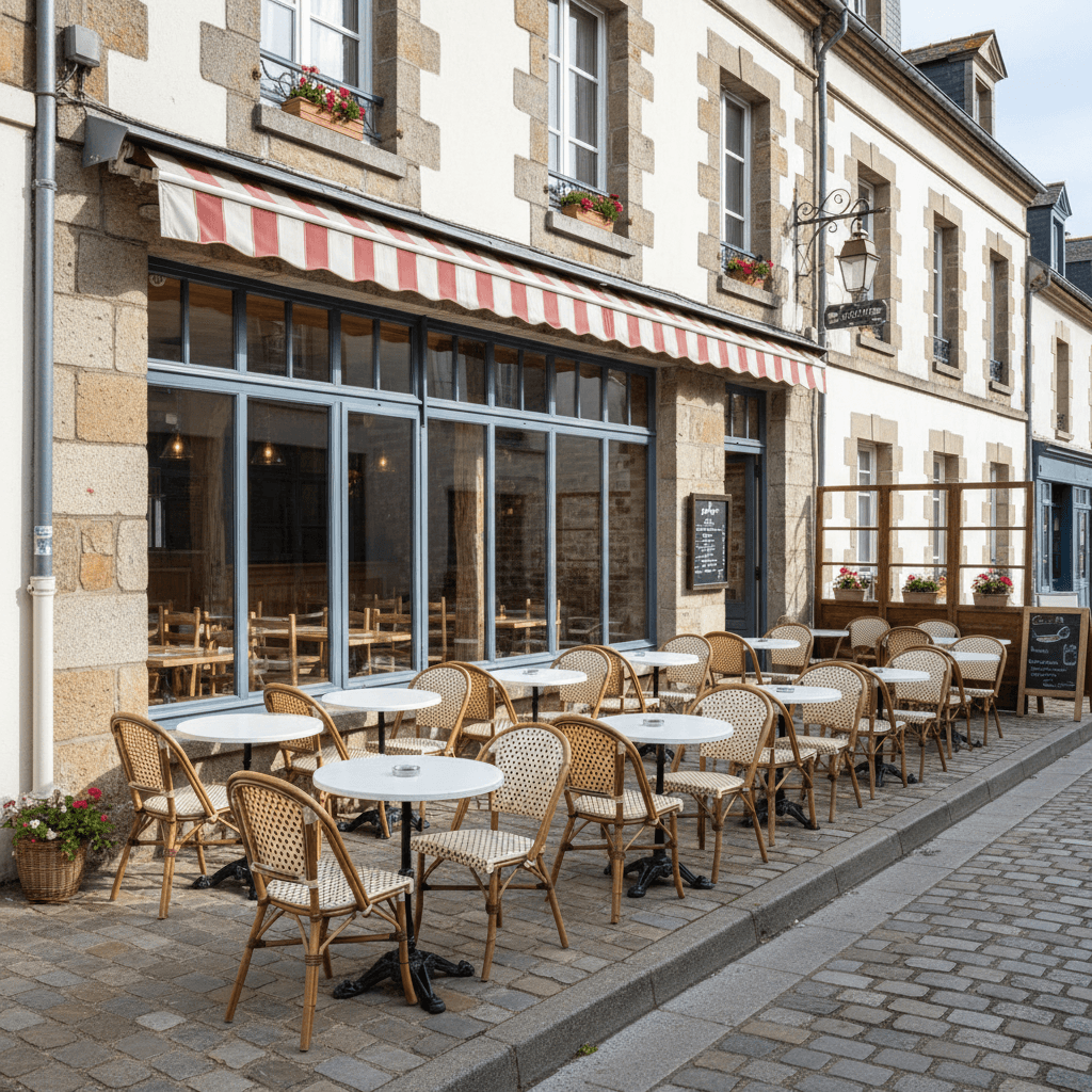 Restaurant à Le Croisic : terrasse - licence IV - Image 1