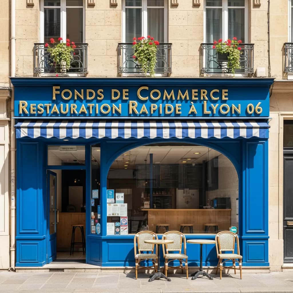 Fast-food 90m² à Lyon : extraction - cuisine équipée - Image 1