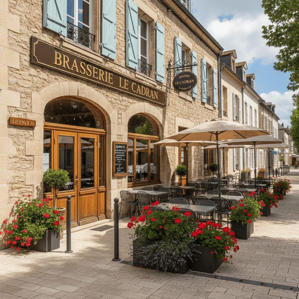 Restaurant à Les Herbiers : terrasse - licence IV