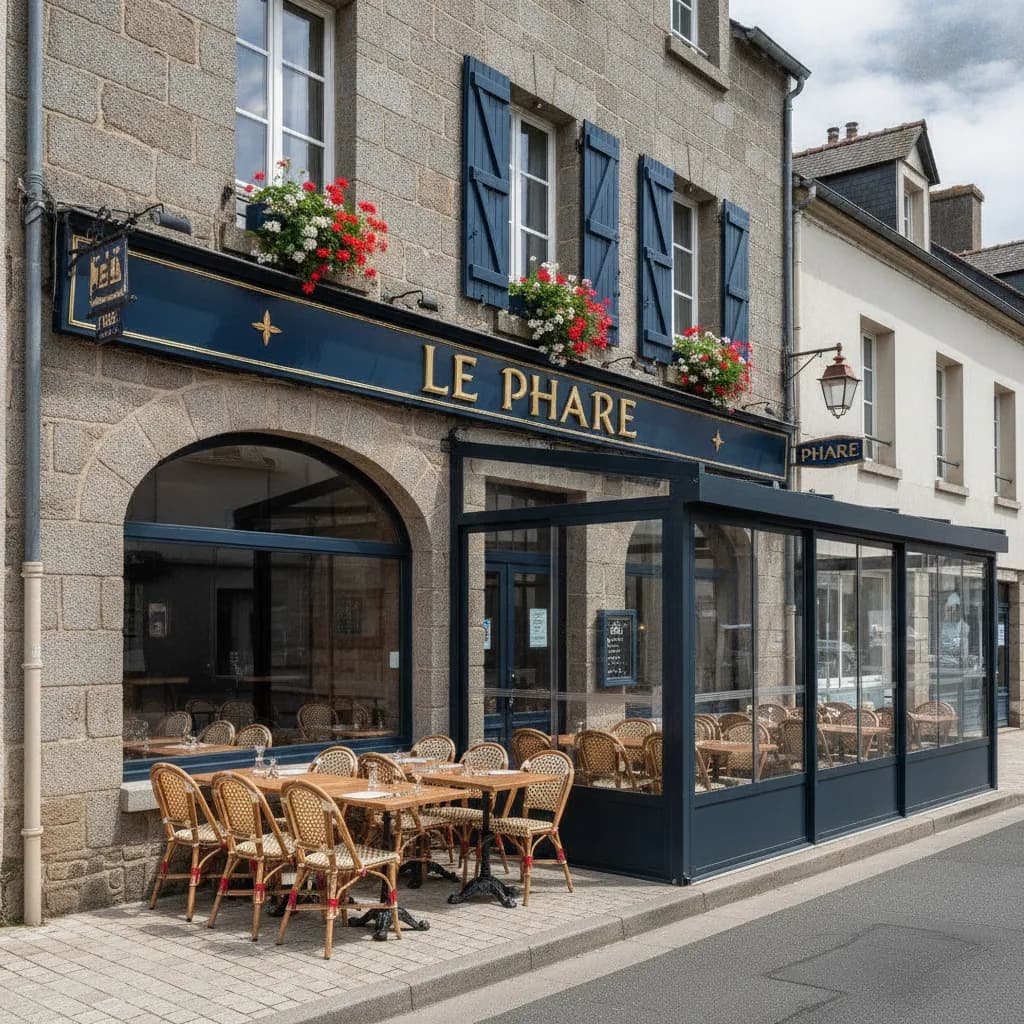 Bar-brasserie 80m² : terrasse - Image 1