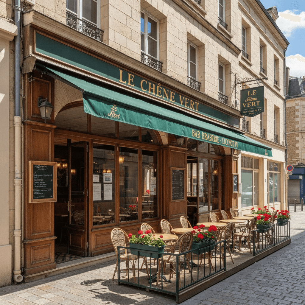 Bar-brasserie 140m² à Rouen : terrasse - licence IV - Image 1