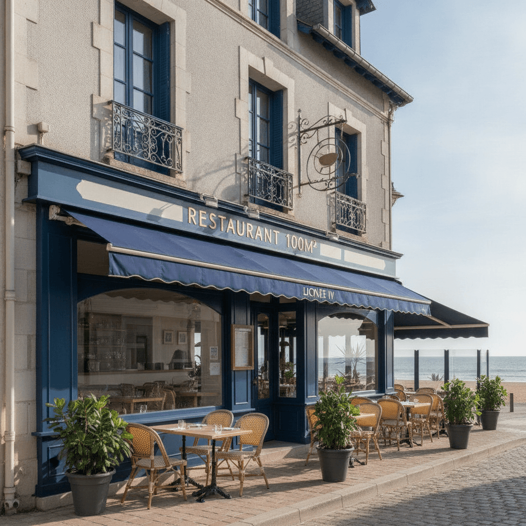 Restaurant 100m² à Mimizan : terrasse - licence IV