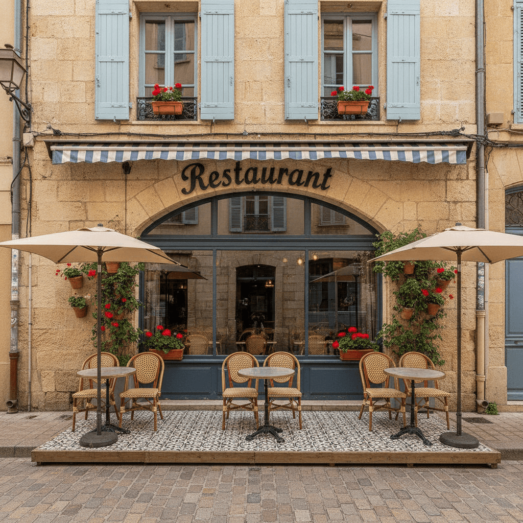 Restaurant 65m² à Montpellier : terrasse - licence IV - Image 1
