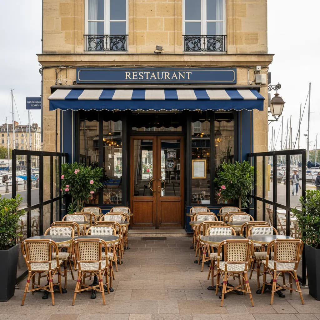 Restaurant 238m² à Bordeaux : terrasse - licence IV - Image 1