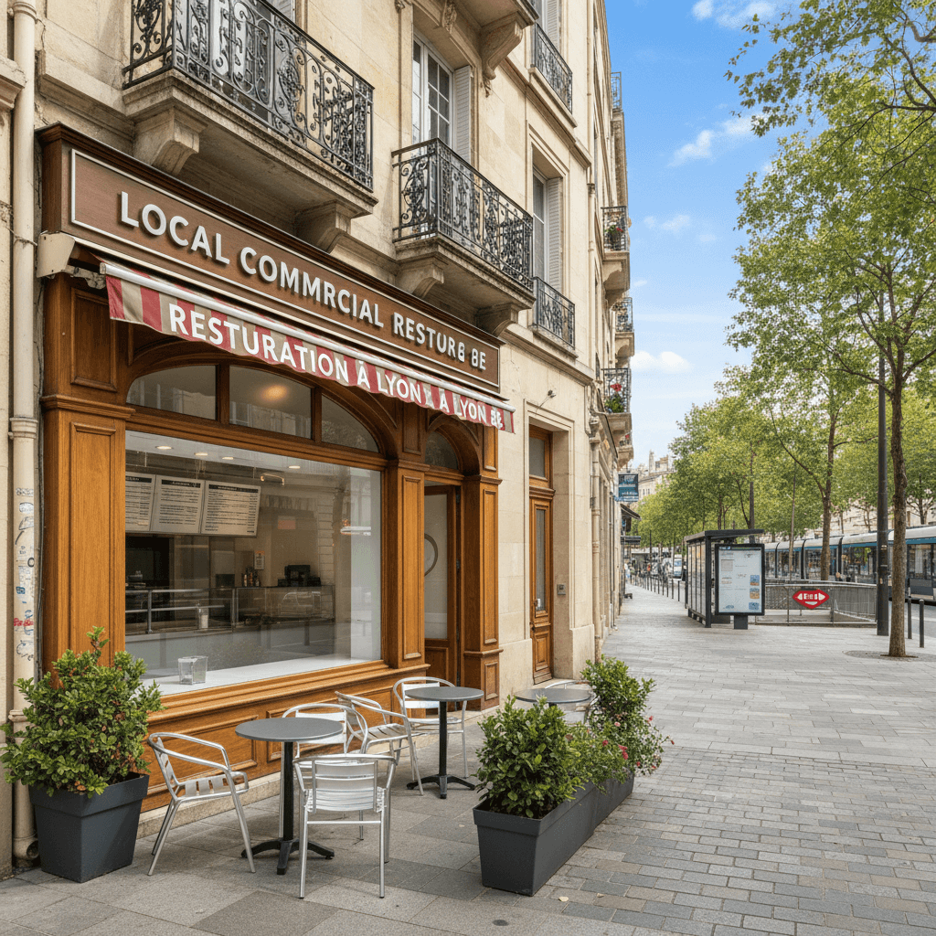 Fast-food 45m² à Lyon : extraction