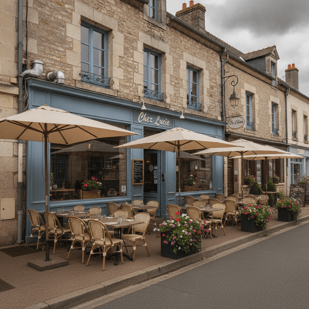 Restaurant à Charny Orée De Puisaye : terrasse - extraction
