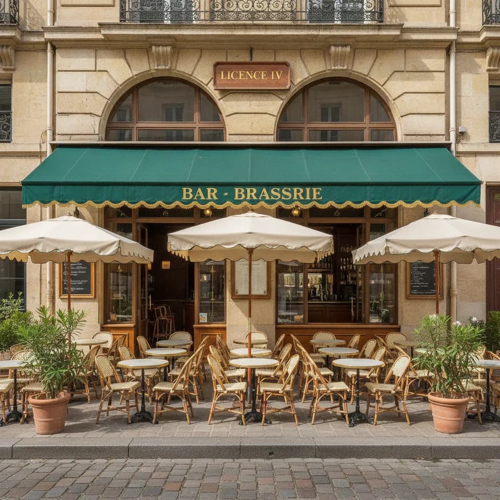 Bar-brasserie à Dijon : terrasse - licence IV - Image 1