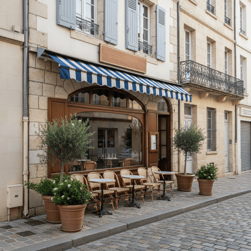Restaurant 70m² à La Rochelle : terrasse - extraction