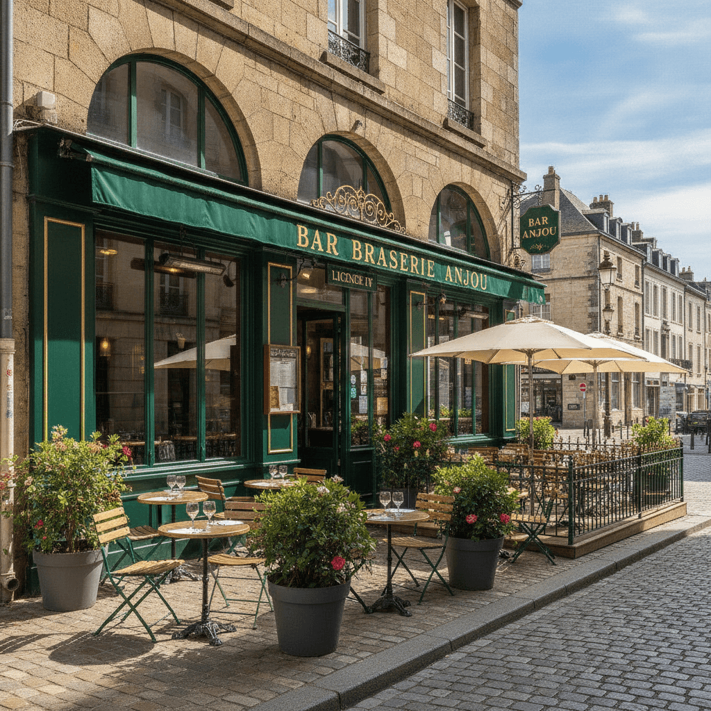 Bar-brasserie à Angers : terrasse - licence IV - Image 1