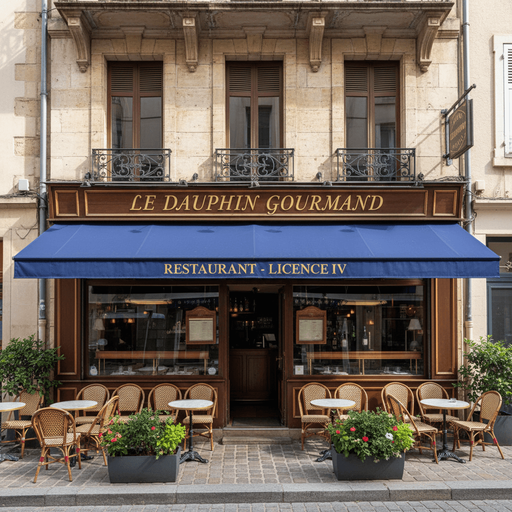 Restaurant 150m² à Grenoble : terrasse - licence IV