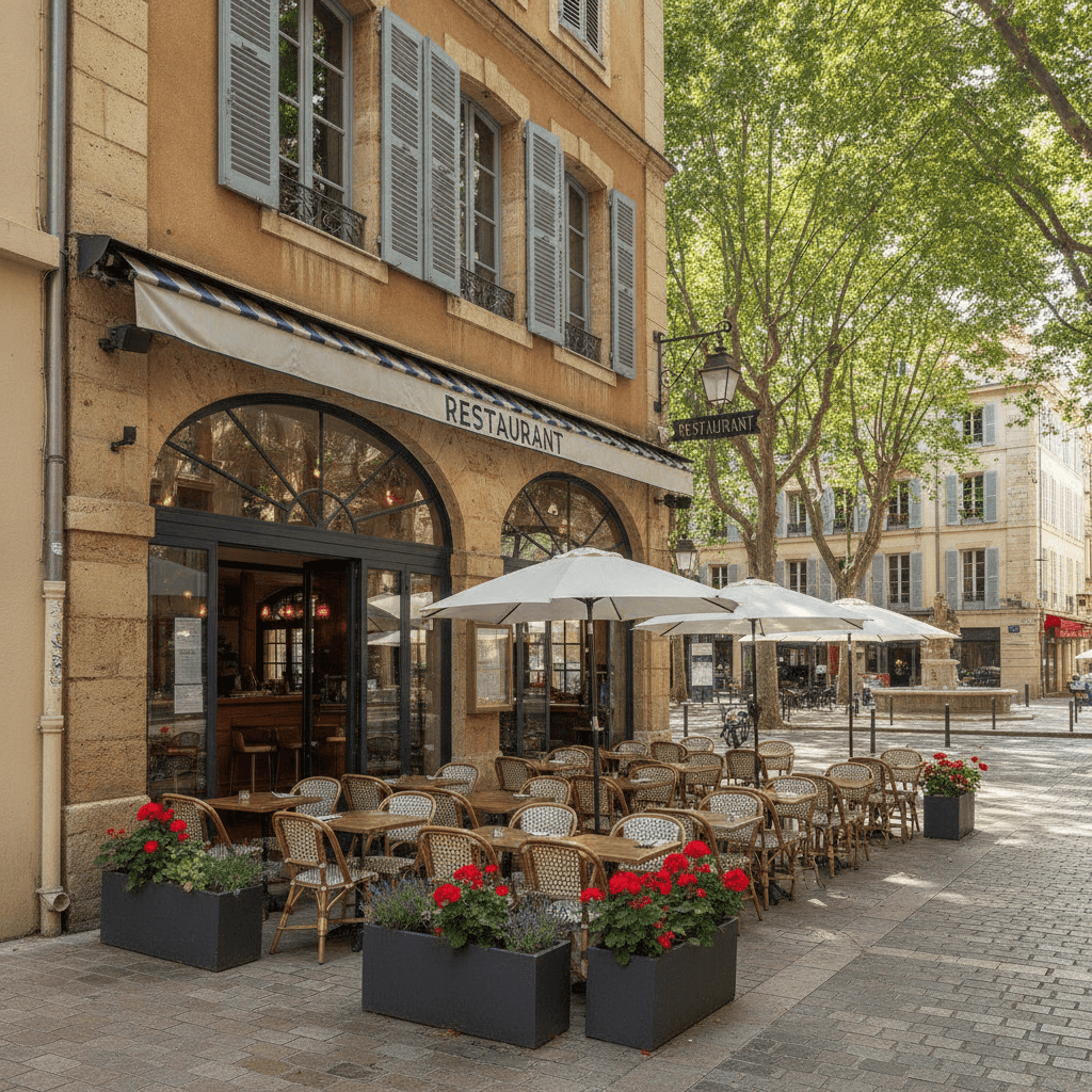 Restaurant 240m² à Montpellier : terrasse - licence IV