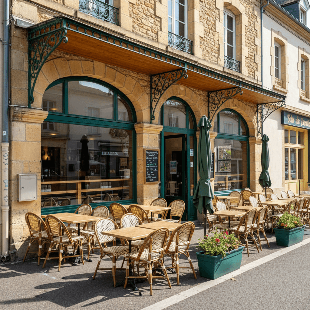 Bar-brasserie à Le Malesherbois : terrasse - licence IV