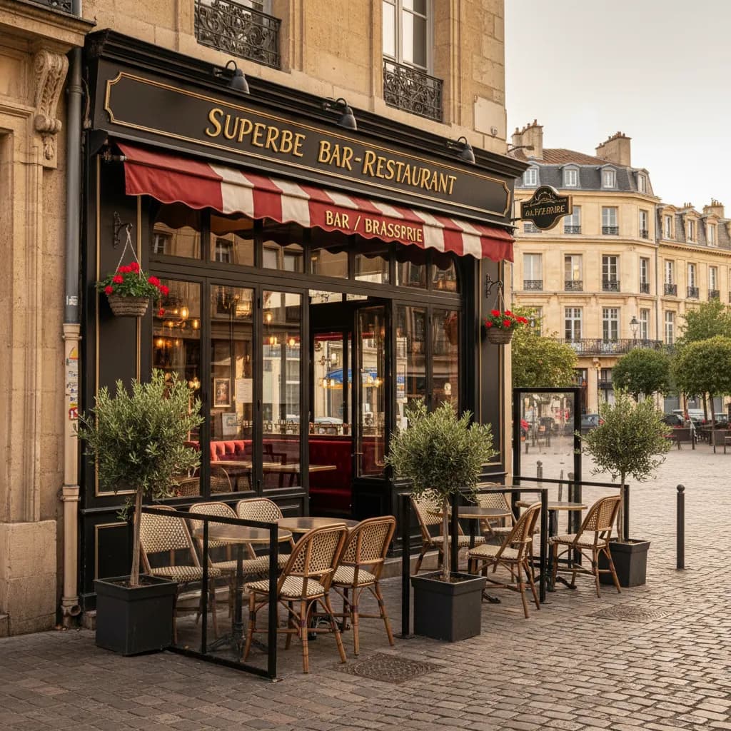 Bar-brasserie 115m² à Bordeaux : licence IV - extraction - Image 1