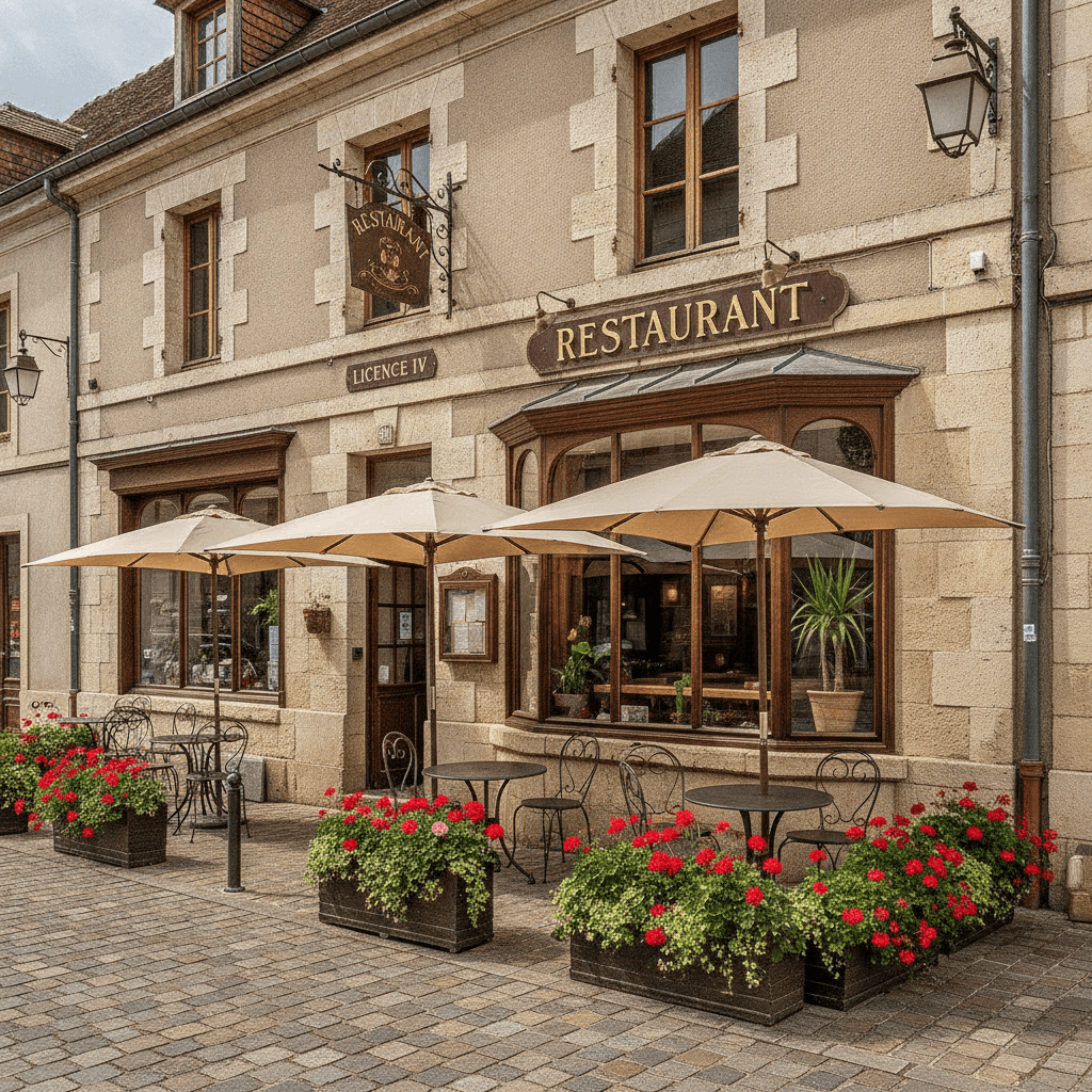 Restaurant 200m² à Pont-de-Vaux : terrasse - licence IV - Image 1