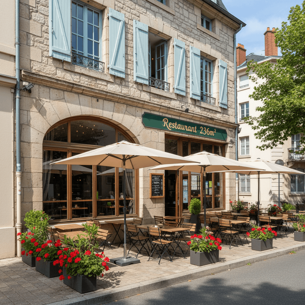 Restaurant 236m² à Échirolles : terrasse - licence IV - Image 1
