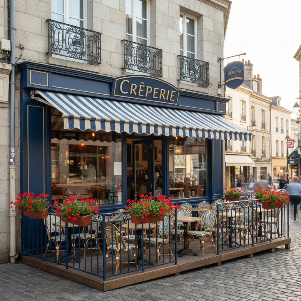 Restaurant 120m² à Nantes : terrasse - Image 1