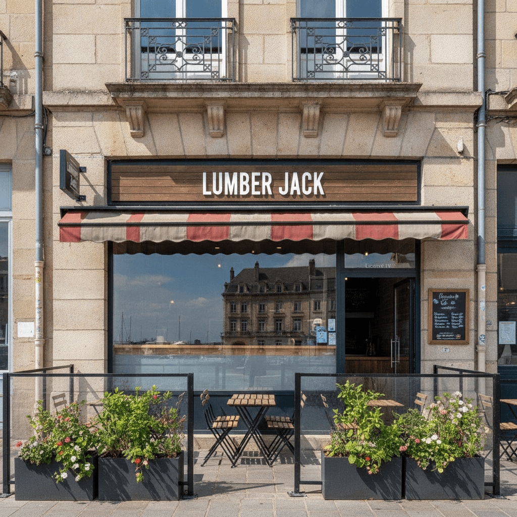 Fast-food 100m² à Nantes : terrasse - licence IV