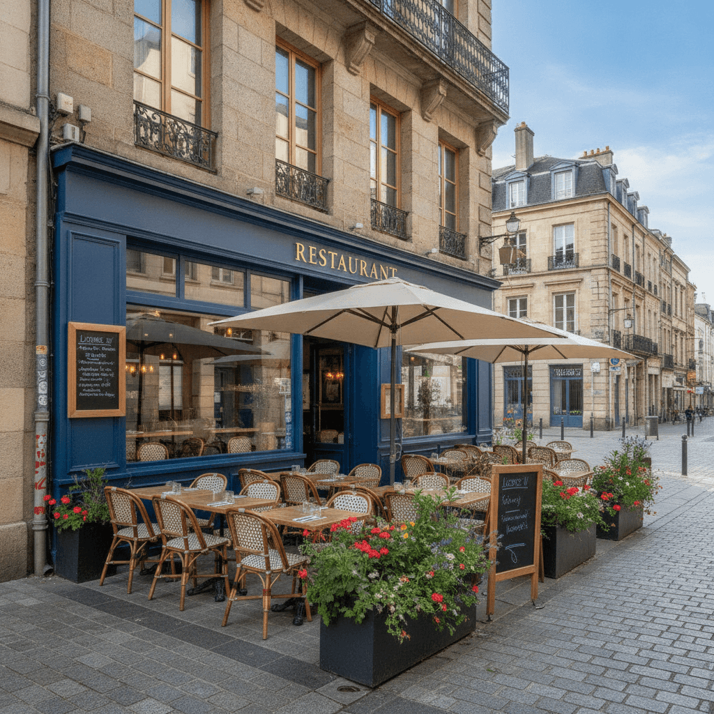 Restaurant 97m² à Nantes : terrasse - licence IV - Image 1
