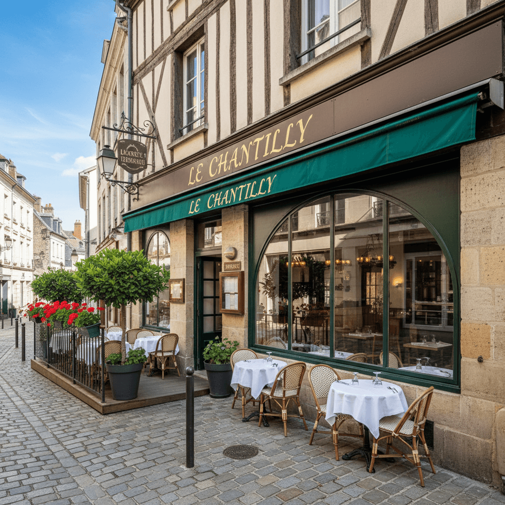 Restaurant 145m² à Chantilly : terrasse - licence IV