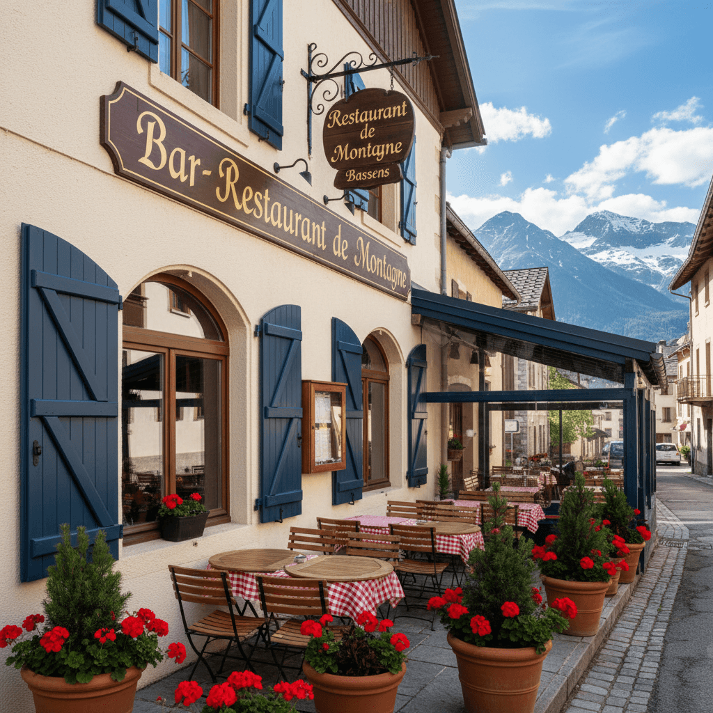 Restaurant 80m² à Bassens : terrasse - licence IV - Image 1