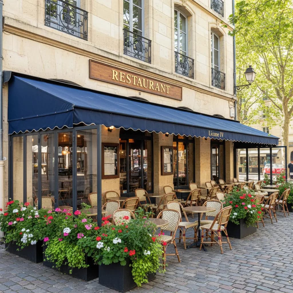 Restaurant 130m² à Bordeaux : terrasse - licence IV - Image 1