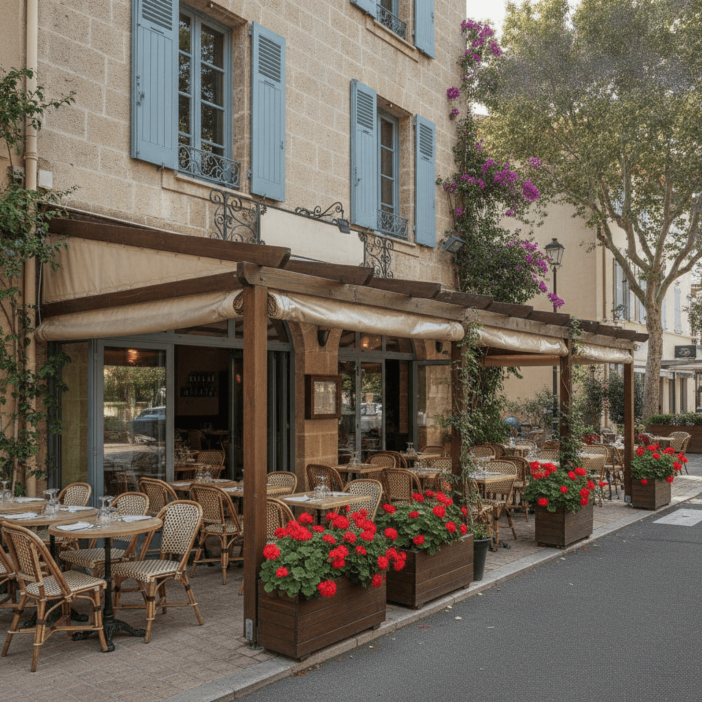Restaurant 196m² à Antibes : terrasse - licence IV - Image 1