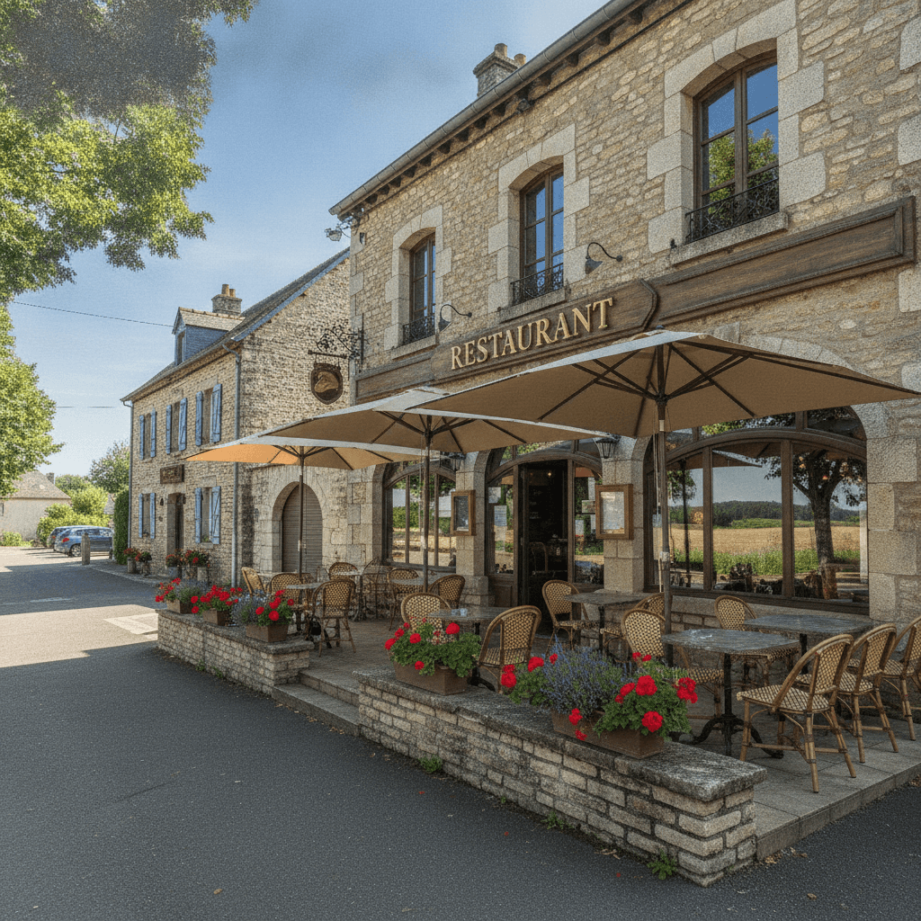 Restaurant 360m² à Bassignac : terrasse - licence IV - Image 1