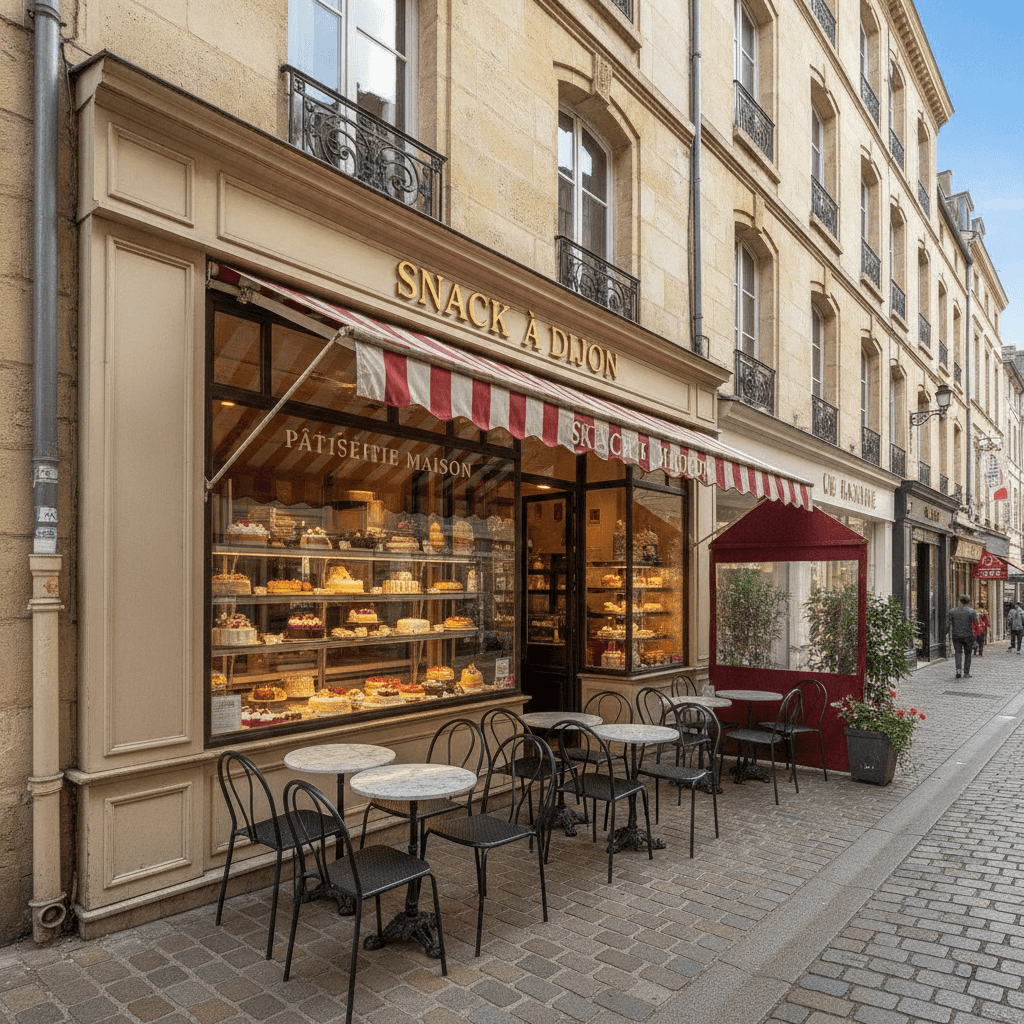 Snack à Dijon : terrasse