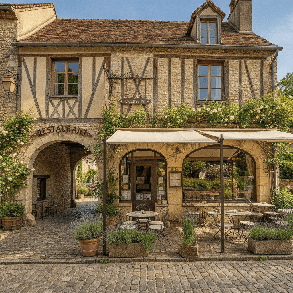 Restaurant à Carcassonne : terrasse - licence IV