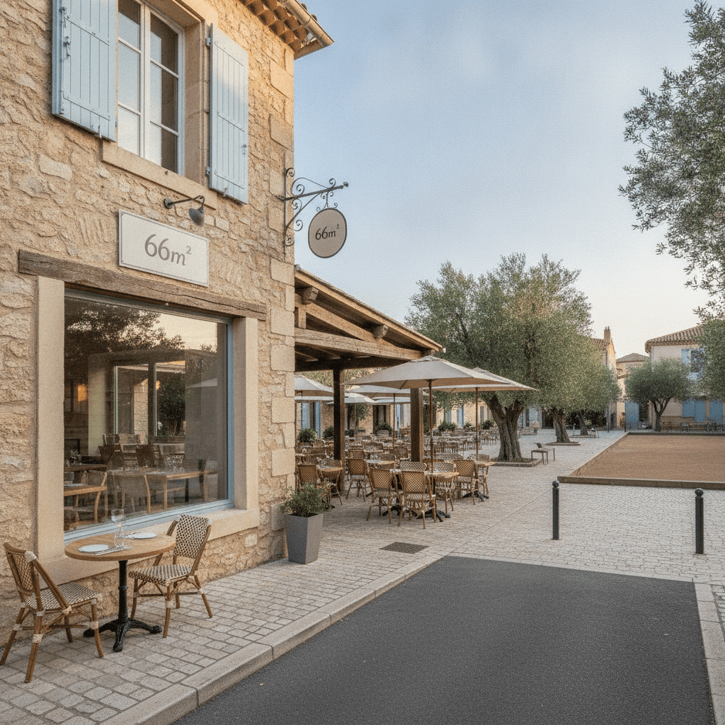 Restaurant 66m² à Gassin : terrasse - licence IV - Image 1