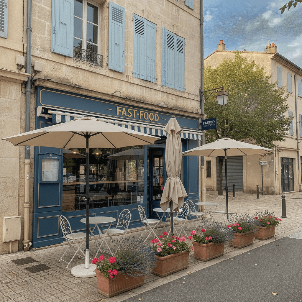 Fast-food 26m² à Aix-En-Provence : terrasse - licence IV - Image 1