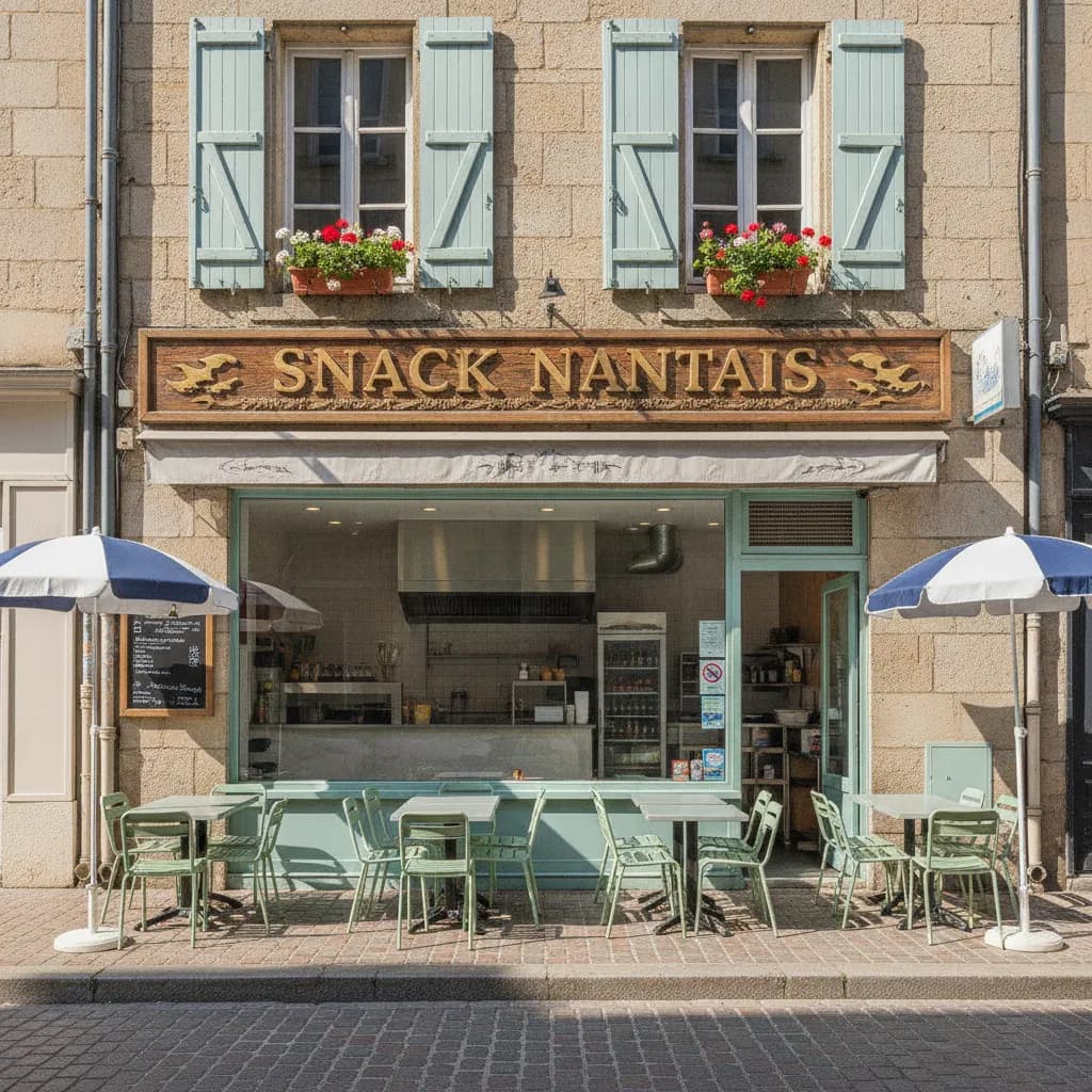 Snack à Nantes : terrasse - extraction - Image 1