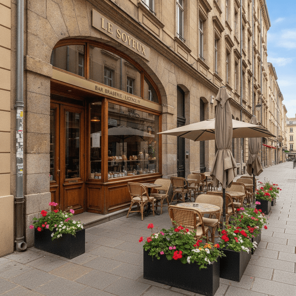 Bar-brasserie 70m² à Lyon : terrasse - licence IV - Image 1