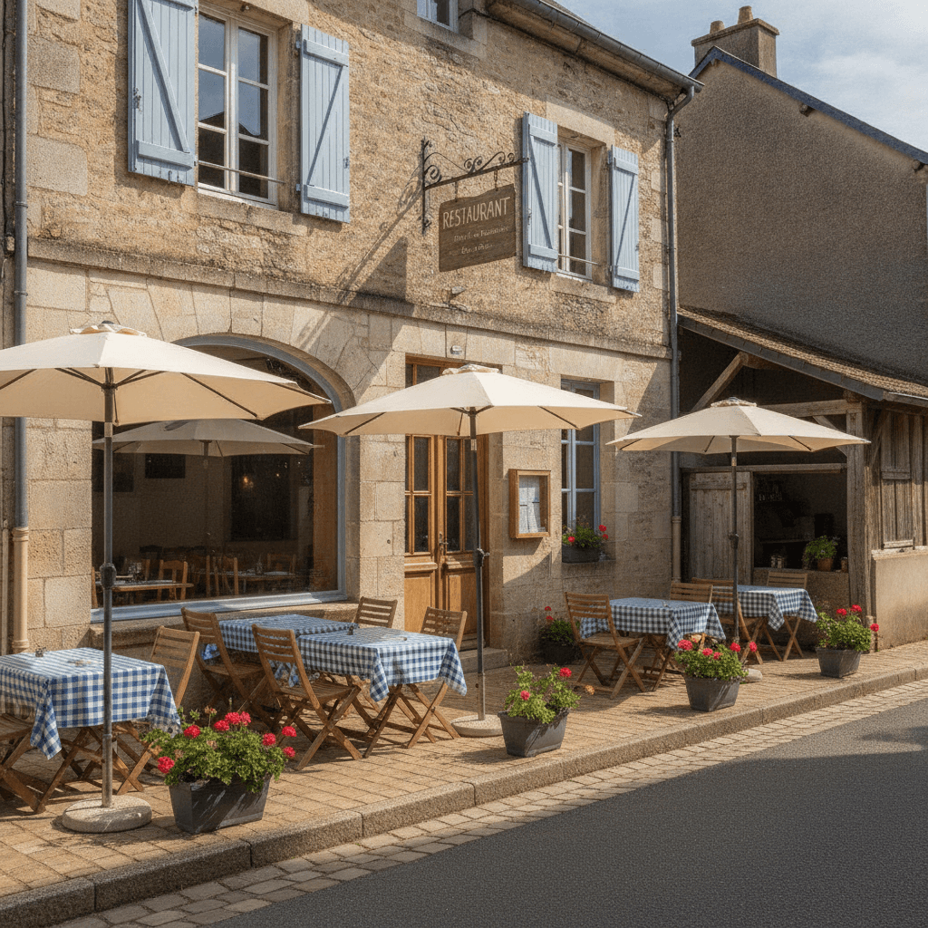 Restaurant 185m² à Rémalard En Perche : terrasse - licence IV - Image 1